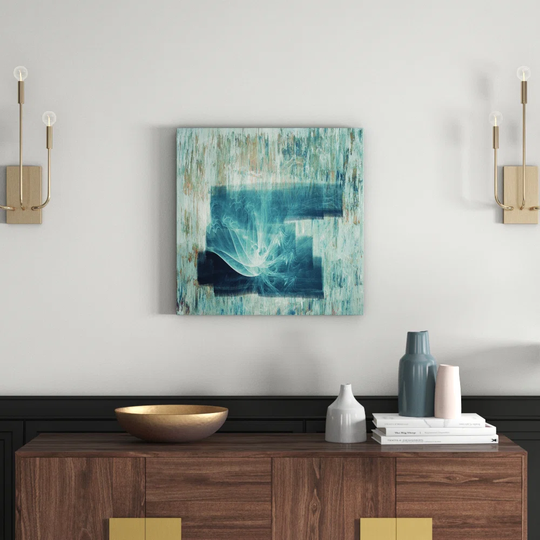 Enigma Abstract 1192 Graphic Art Print on Canvas