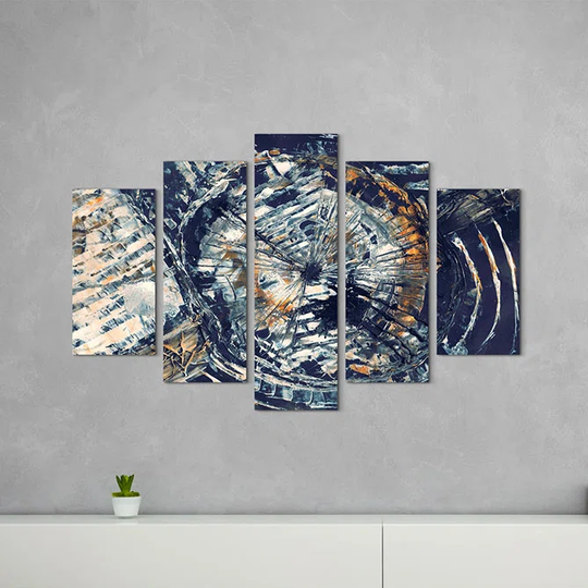 Enigma Abstract 855 Graphic Art Print Multi-Piece Image on Canvas