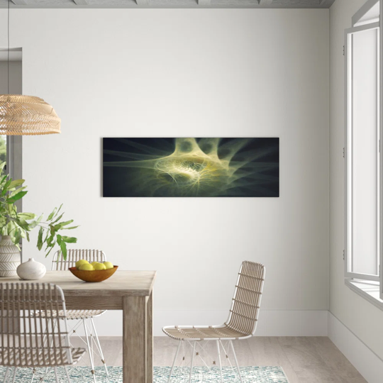 Enigma Panorama Abstract 1297 Graphic Art Print on Canvas