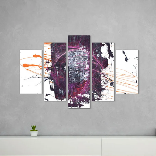 Enigma Scultpure Abstract 1254 Graphic Art Print Multi-Piece Image on Canvas