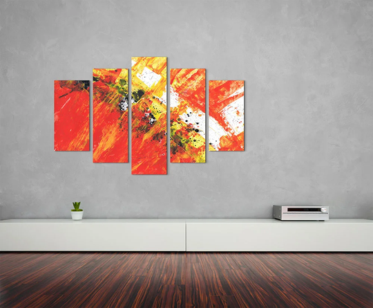 Enigma Abstract 510 Graphic Art Print Multi-Piece Image on Canvas