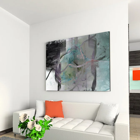 Abstract 1043 Graphic Art Print on Wrapped Canvas