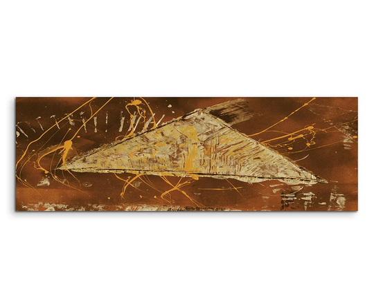 Enigma Panorama Abstract 724 Graphic Art Print on Canvas