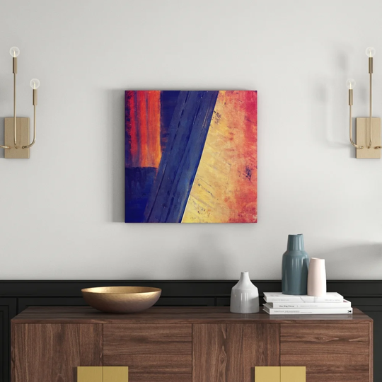 Enigma Abstract 932 Graphic Art Print on Canvas
