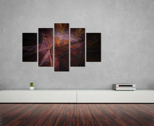 Enigma Sculpture Abstract 1186 Graphic Art Print Multi-Piece Image on Canvas