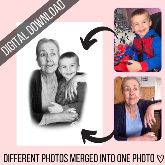 Add Person To Photo, Photo Merge, Edit, Digital Version