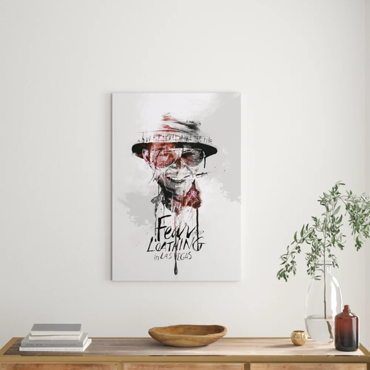 Fear and Loathing in Las Vegas Graphic Art Print on Canvas