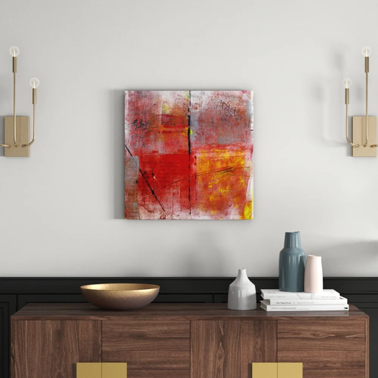 Enigma 812 Abstract Graphic Art Print on Canvas