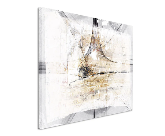 Abstract 1298 Graphic Art Print on Canvas