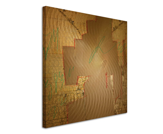 Enigma Abstract 1271 Graphic Art Print on Canvas