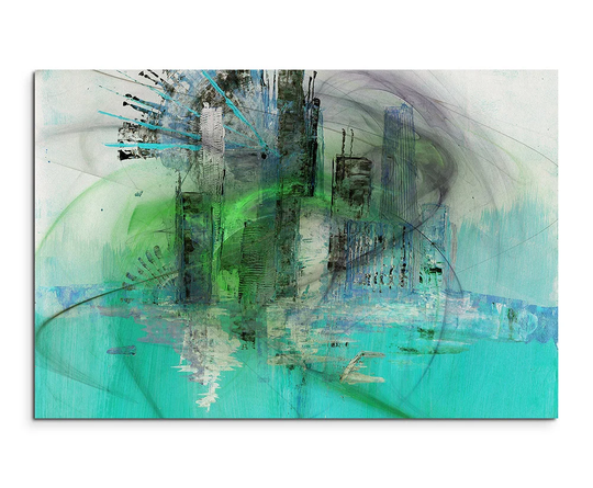 Enigma Abstract 1382 Graphic Art Print on Canvas