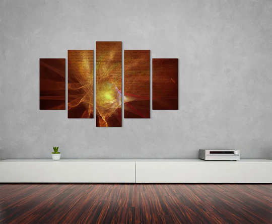 Enigma Scultpure Abstract 1161 Graphic Art Print Multi-Piece Image on Canvas