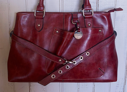 Rina Rich Strap Snap Bag