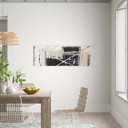 Enigma Panorama Abstract 577 Graphic Art Print on Canvas