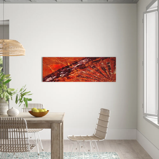 Enigma Panorama Abstract 850 Graphic Art Print on Canvas