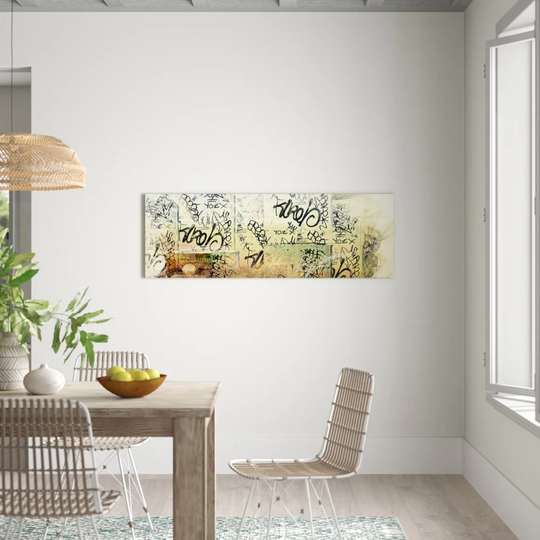 Enigma Panorama Abstract 313 Graphic Art Print on Canvas