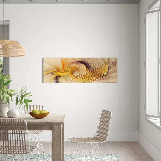 Enigma Panorama Abstract 160 Graphic Art Print on Canvas