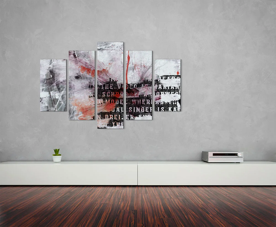 Enigma Abstract 742 Graphic Art Print Multi-Piece Image on Canvas
