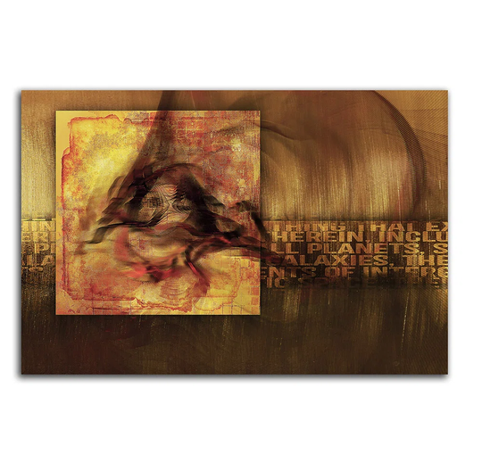 Enigma 455 Abstract Graphic Art Print on Canvas