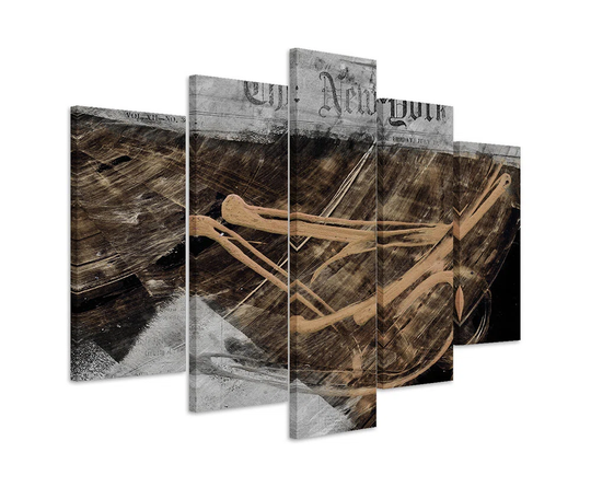 Enigma Abstract 534 Graphic Art Print Multi-Piece Image on Canvas
