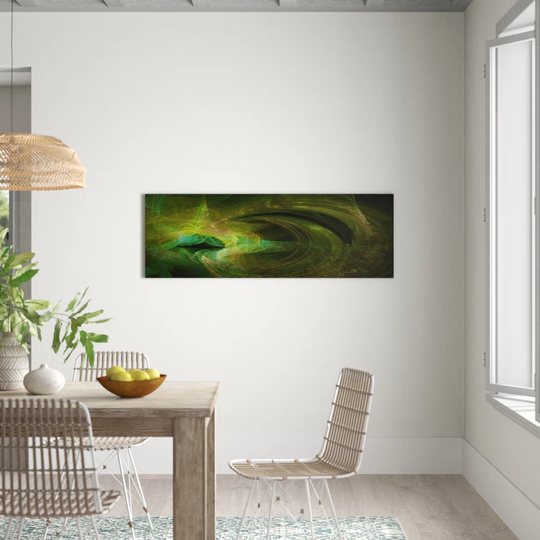 Enigma Panorama Abstract 1072 Graphic Art Print on Canvas