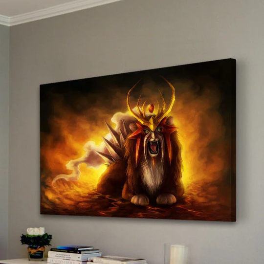 Entei by Jonas Jödicke - Wrapped Canvas Graphic Art Print