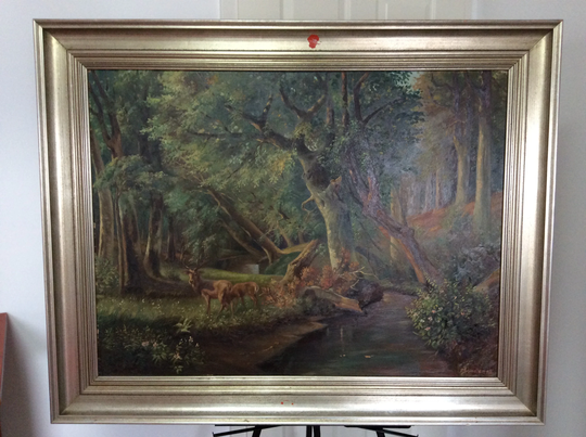 Painting By Paul Schindler, 1948, Germany, Signed