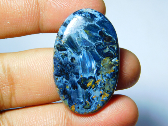 Aaa Rare Pietersite Gemstone, Natural Cabochon, Top Quality Loose Stone 41Cts.(38x24mm