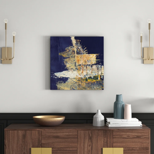 Enigma Abstract 980 Graphic Art Print on Canvas