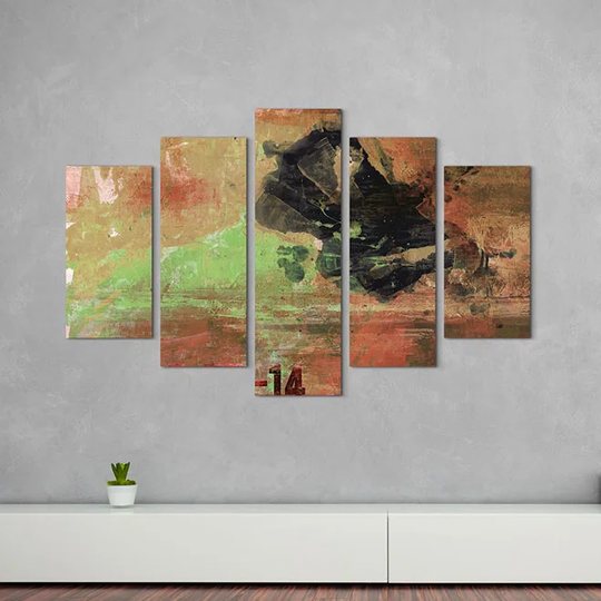 Enigma Abstract 670 Graphic Art Print Multi-Piece Image on Canvas