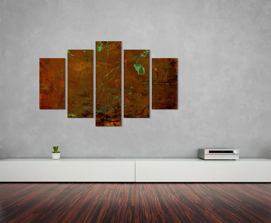 Enigma Abstract 715 Graphic Art Print Multi-Piece Image on Canvas