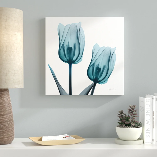 Midnight Sky Duo 2 - Wrapped Canvas Graphic Art Print
