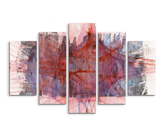 Enigma Sculpture Abstract 1201 Graphic Art Print Multi-Piece Image on Canvas