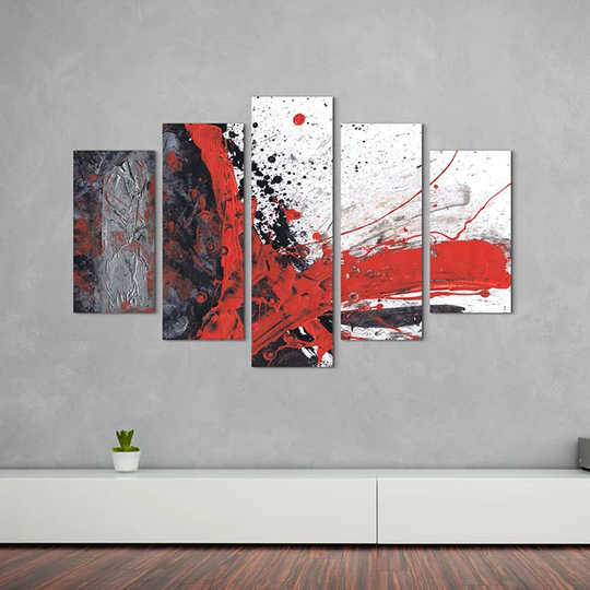 Enigma Abstract 652 Graphic Art Print Multi-Piece Image on Canvas