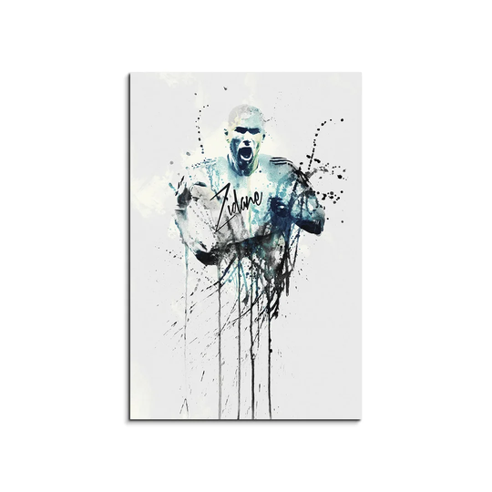 Enigma Zinedine Zidane II Graphic Art Print on Canvas
