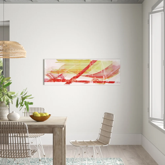Enigma Panorama Abstract 796 Graphic Art Print on Canvas