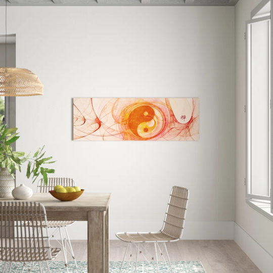 Enigma Panorama Abstract 344 Graphic Art Print on Canvas