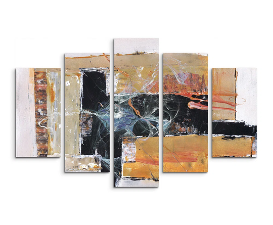 Enigma Sculpture Abstract 1376 Graphic Art Print Multi-Piece Image on Canvas
