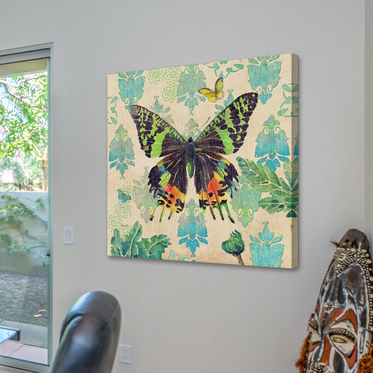 Madagascar Sunset Butterfly 2 by Evelia - Wrapped Canvas Graphic Art Print