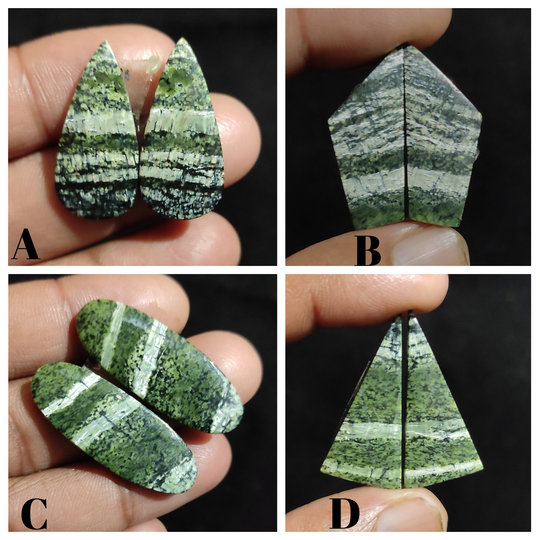 Swiss Opal Cabochon For Earring Mix Size Gemstone Pair Matched Stone Jewelry Making Loose Supplies Cabs Craft