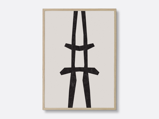 Gemini Art Print - Unframed Abstract Design Various Sizes