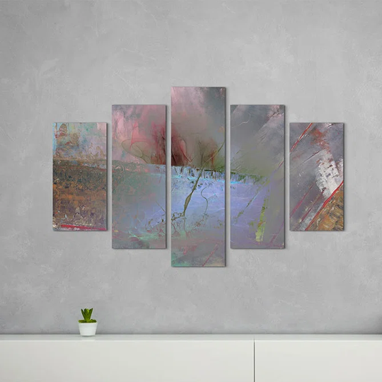 Scultpure Abstract 1247 Graphic Art Print Multi-Piece Image on Canvas