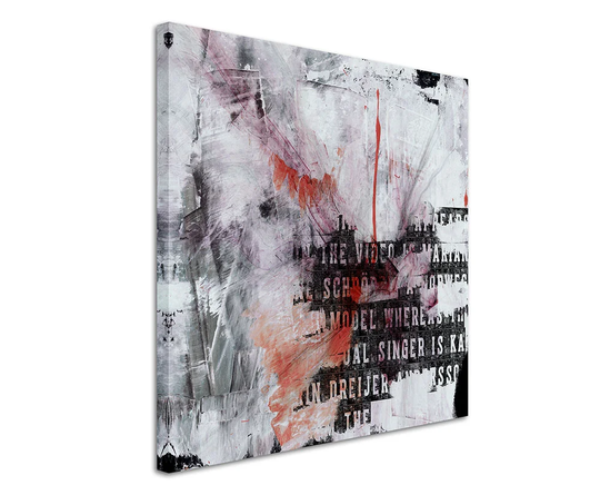 Enigma Abstract 742 Graphic Art Print on Canvas