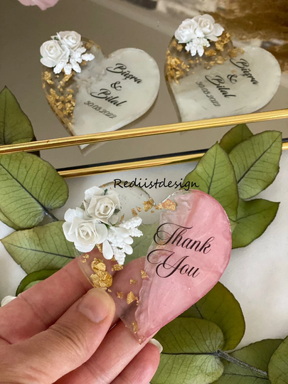 Wedding Favors Gifts For Quest Bride To Be Favors, Christening Party, Birthday Magnet Favors, Custom Stone Decorated Epoxy Magnet