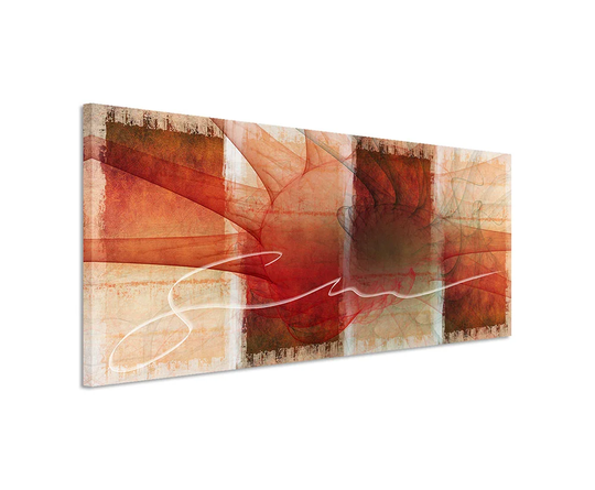 Enigma Panorama Abstract 1110 Graphic Art Print on Canvas