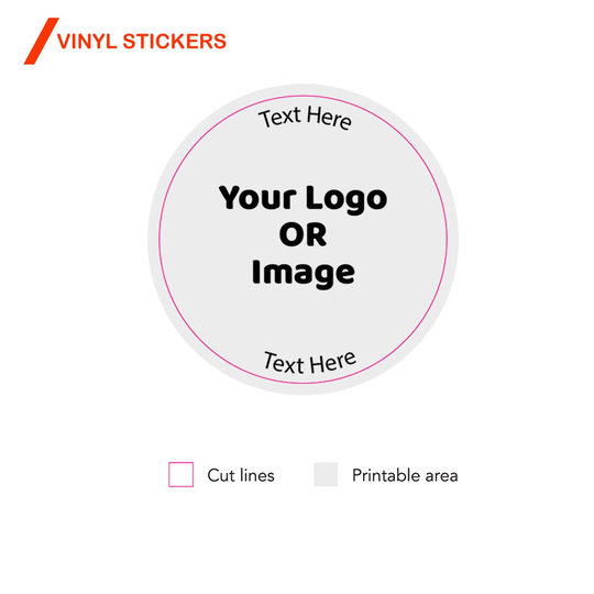 Personalised Waterproof Vinyl Stickers Decals Personalized Business Packaging Any Image Logo Design On Permanent Custom Vinyl