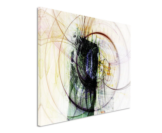 Enigma Abstract 1307 Graphic Art Print On Canvas