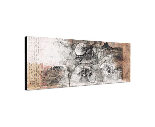 Enigma Panorama Abstract 500 Graphic Art Print on Canvas