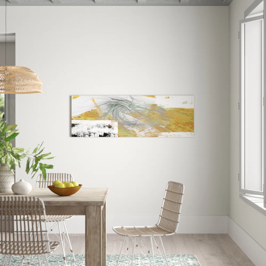 Enigma Panorama Abstract 1401 Graphic Art Print on Canvas