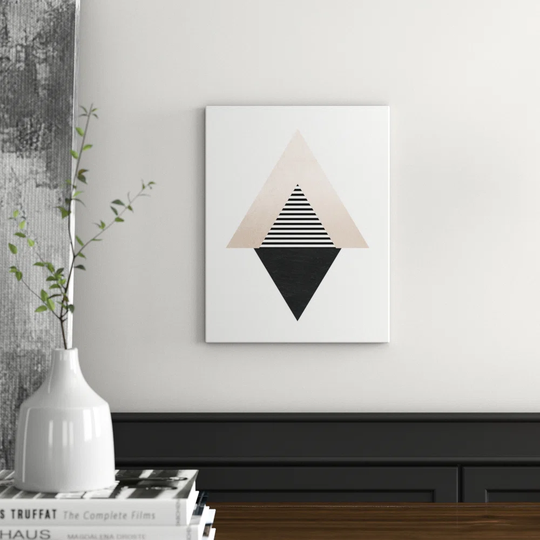 Geometric Art 56 by Pop Monica - Unframed Graphic Art Print on Paper